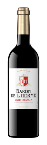 Bordeaux rouge aop baron de l'herme 