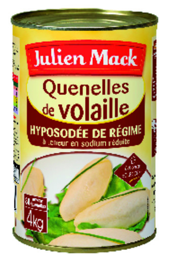 Quenelles volaille hyposodees boite 5/1 