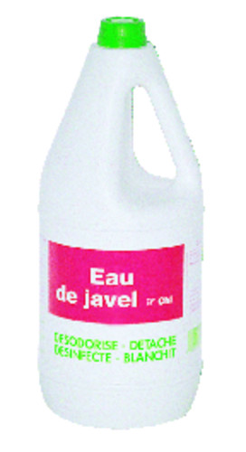 Eau de javel 2.6 % bidon de 2l 