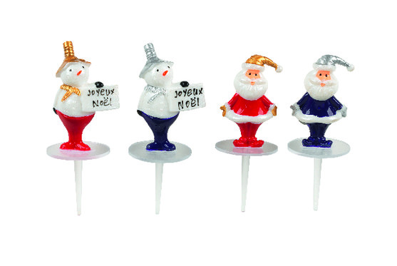 Pères noel duo joyeux noel boîte de 48 