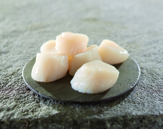 Préparation de noix St Jacques sans corail calibre 10/20 decongelée avec eau ajoutée