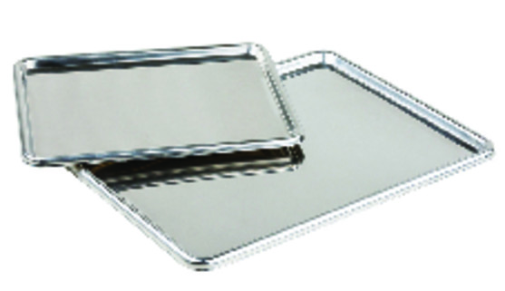 Plateau patissier inox dim. 240 x 190 