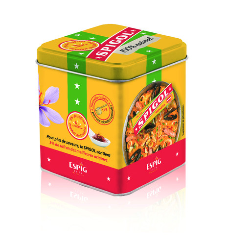 Spigol naturel boite metal boite de 100 g 