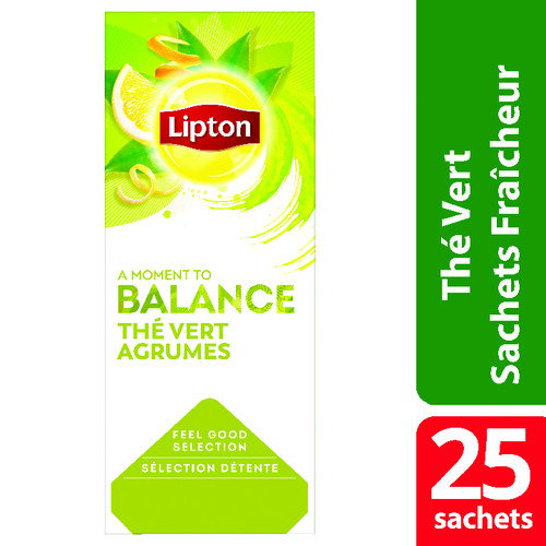 Thé vert agrumes sachet fraîcheur 