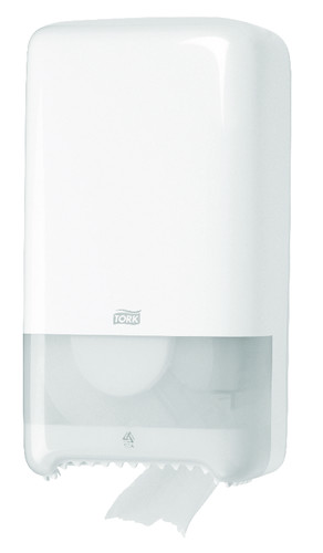 Distributeur t6 blanc papier toilette en rouleau pret a usage tadp