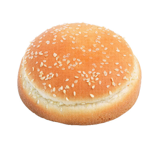 Bun's simple mo au sésame tranché pour hamburger 