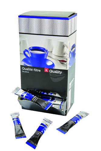 Café soluble filtre décafeiné  dosette de 2 g