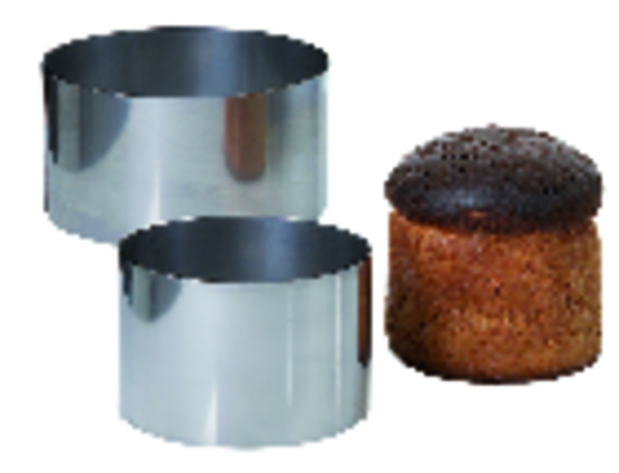 Cercle à pain surprise en inox diamètre 240 x haut. 120mm capacité : 60 sandwichs