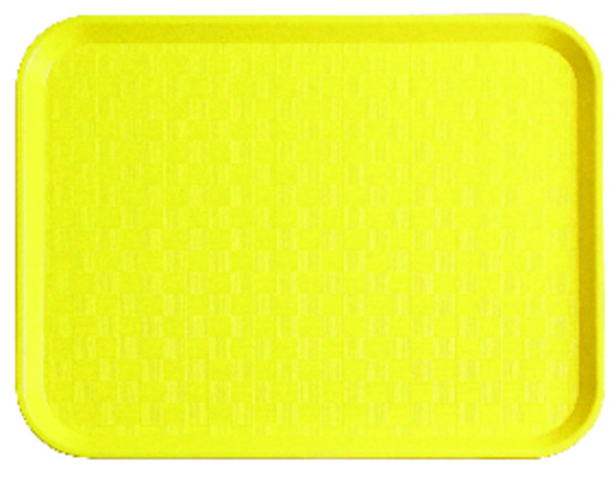 PLATEAU SELF JAUNE 460X360  