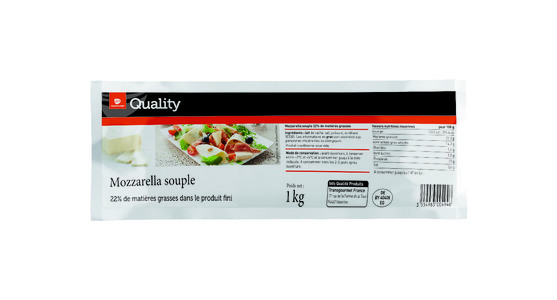 Mozzarella souple 22%  