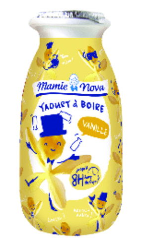 Yaourt à boire à la vanille  