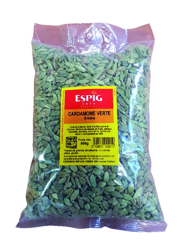 Cardamome verte entière  