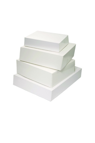 Boîte pour plateau traiteur blanche dimension19x28cm