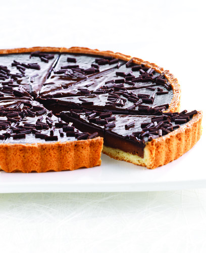 Tarte chocolat prédécoupée x 10 parts 