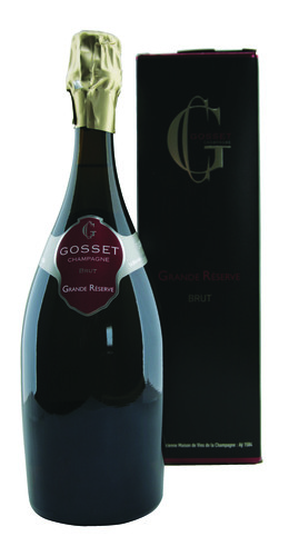 Champagne brut blanc gosset grande reserve etui 