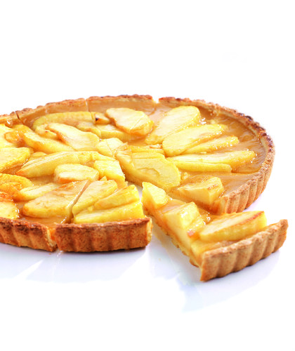 Tarte aux pommes bio prédecoupée x 12 parts 