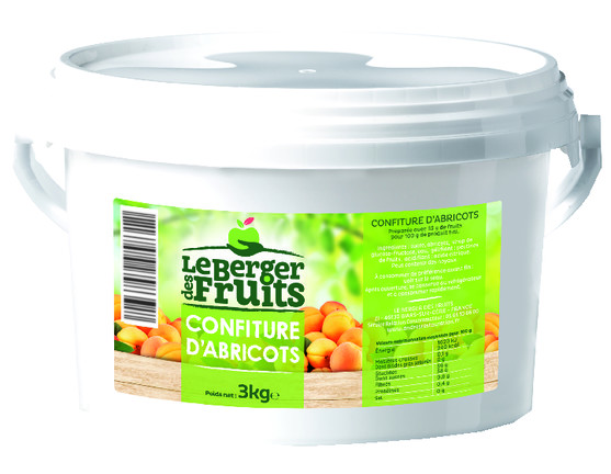 Confiture abricot seau de 3 kg 