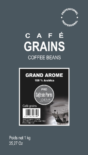 Café grains grand arôme 100 % arabica 