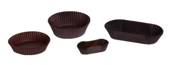 1000 Caissettes Brunes Ovale T88 – Pour Pâtisserie, Cupcakes & Petits Fours – Format Passe-Partout