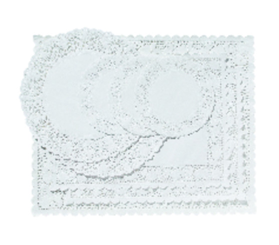 Dentelles blanches vivaldi standard diam. 24 cm