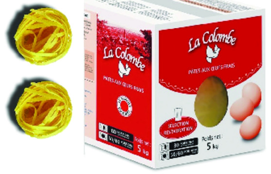 Tagliatelle les nids 4 mm aux 3 oeufs frais au kilo 