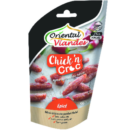 Chic'n croc de poulet piquant halal 