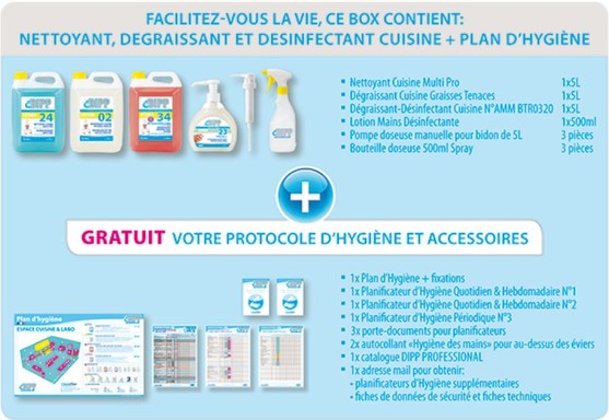 kit conformite & hygiène + protocole d'hygiène haccp 