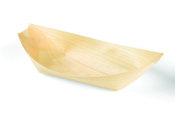 Barquette bateau en bois dim. 110 x 65 mm 