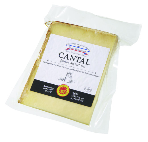 Cantal fermier au lait cru 8 mois d'affinage aop 