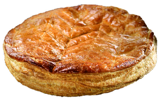 Galette frangipane matière grasse végétale crue diamètre 28 cm