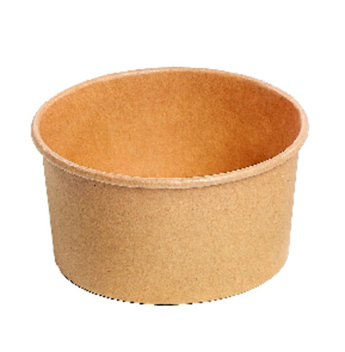 Pot à glace kraft brun 6oz 95x80x50 mm 