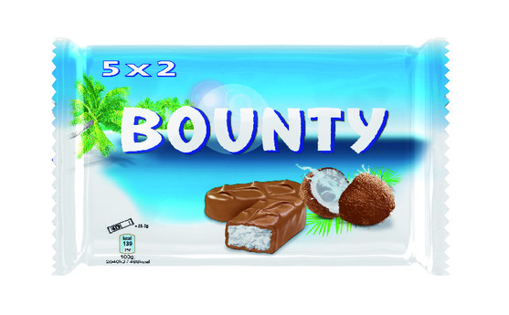 Bounty barre de 28.5 g pack de 2