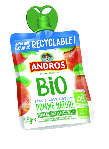 Gourde pomme bio sans sucres ajoutés 