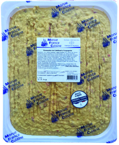 Parmentier de cabillaud à l'espagnole 