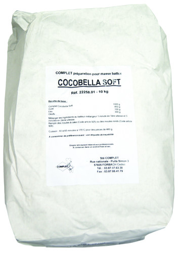 FARINE COCOBELLA SOFT SAC DE 10 KG 