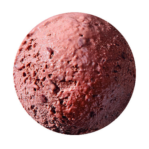 Crème glacée au chocolat de Tanzanie et copeaux chocolat