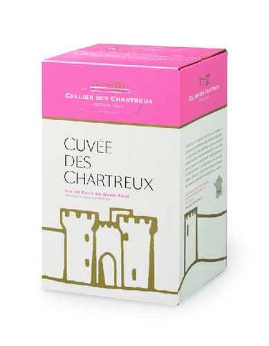 Vin igp gard rosé cellier chartreux 