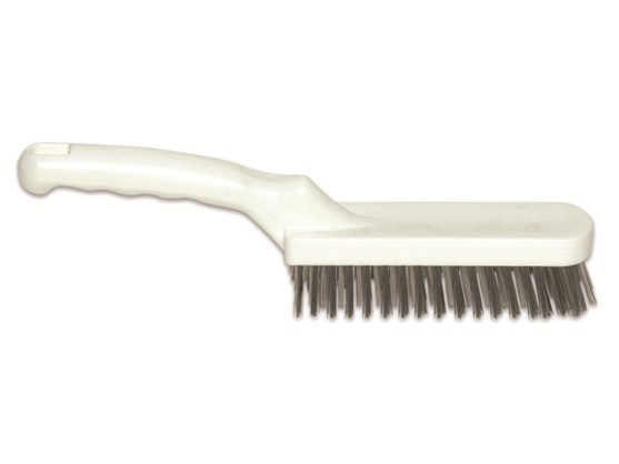 Brosse à manche en inox pour grill 