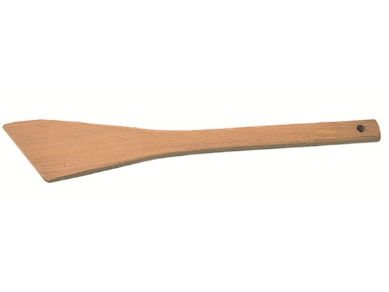 Spatule raclette en hetre poli long. 300 mm 