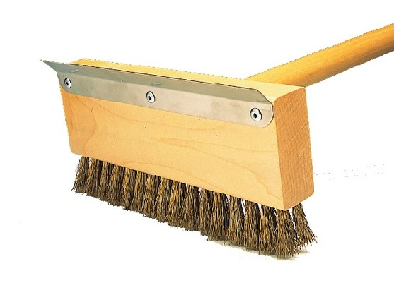 Brosse/grattoir pour four sans manche larg. 200mm