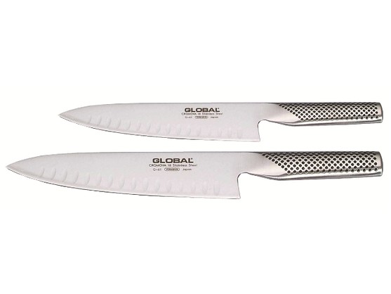 Couteau de cuisine alvéolé G63 long. 160 mm 