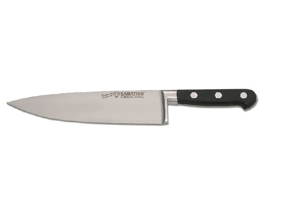 Couteau Chef Sabatier en inox long. 200 mm 