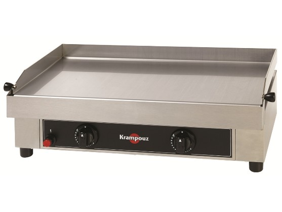 Plancha gaz en inox à régulation 