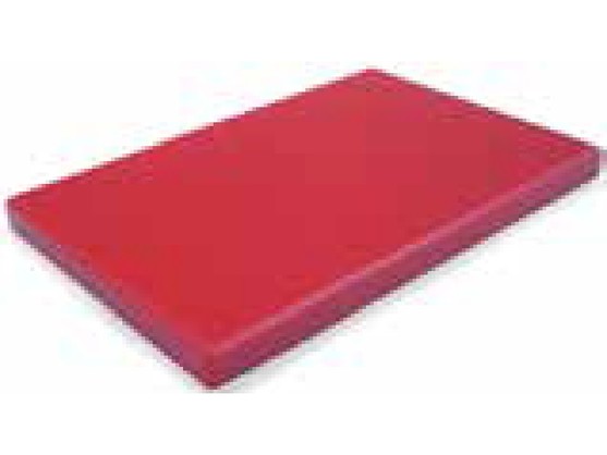 Planche pehd 600x400x20 rouge 