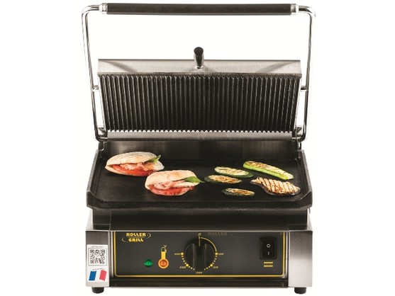 Grill panini plaques fonte dimension 430 x 385 x 220mm puissance : 3 kw, 230 volts