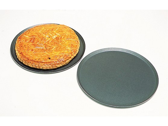 Plaque tourtière ronde Exal diam. 260 mm - épais. 1,7 mm 
