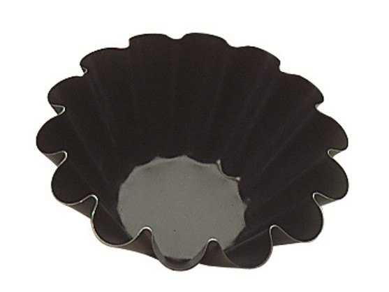 Moule exopan brioche fond plat 14 côtes, poids pâte 150 g diam. 120 - haut. 45mm