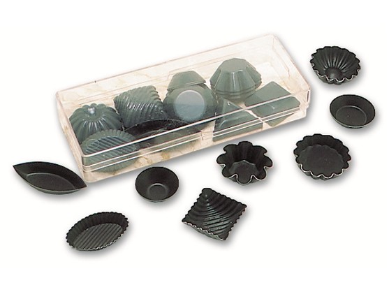 Moule petits fours Exopan 10 modèles assortis livrée sous blister