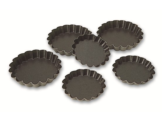 Tartelette ronde cannelée diam. 65 mm x haut. 10 mm 
