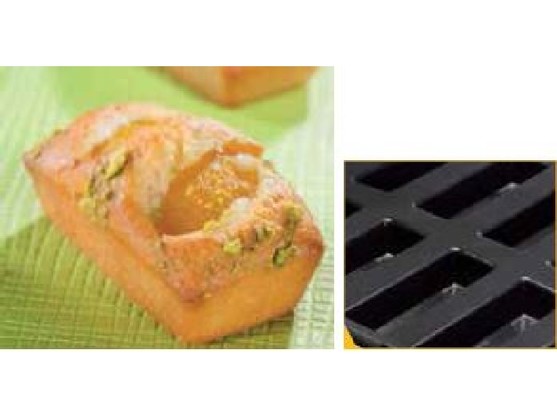 Flexipan plaque 600 x 400mm 24 cakes, dimension 79 x 29 x 30mm